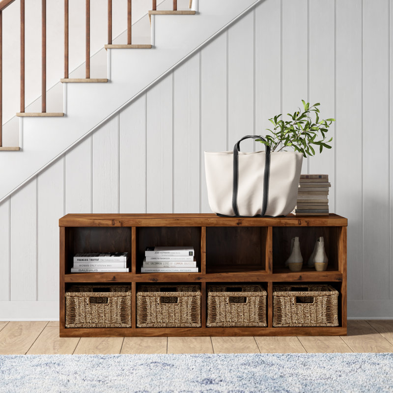 Birch Lane™ Sassa Solid Wood Cubby Storage Bench & Reviews Wayfair